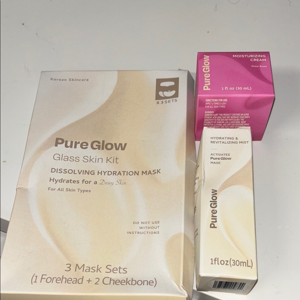 Glass Skin Kit - Cream and Pink